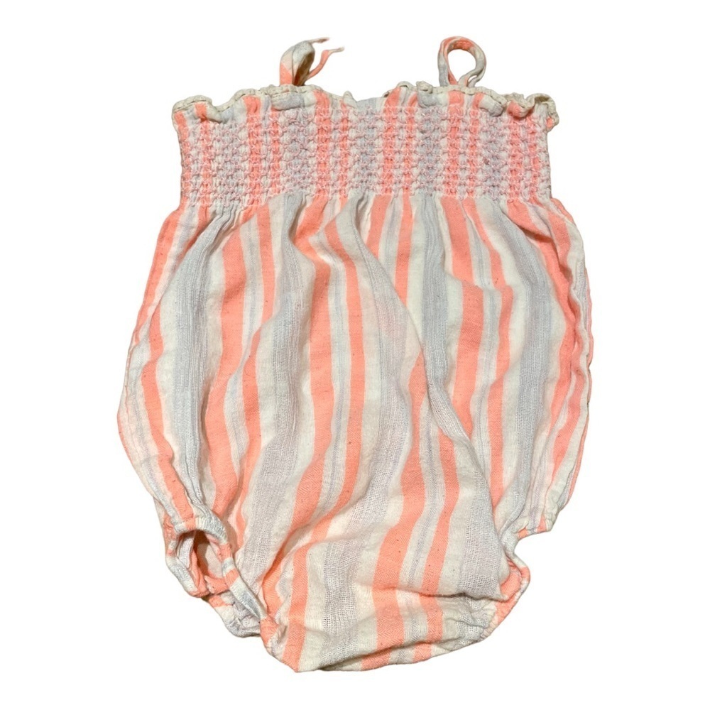 EGG Baby Bright Pink and Light Blue Romper Size 12m - Picture 2 of 4